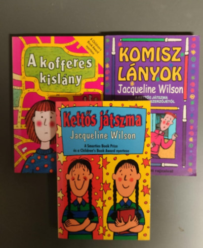Jacqueline Wilson - 3db Jacqueline Wilson mű - Kettős játszma + Komisz lányok+ A kofferes kislány
