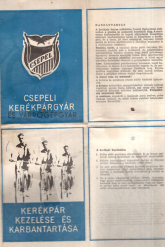 Csepeli Ker�kp�rgy�r �s varr�g�pgy�r - Ker�kp�r kezel�se �s karbantart�sa