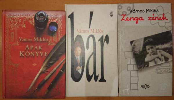 Vmos Mikls - 3 knyv Vmos Miklstl: Apk knyve, Br, Zenga znek