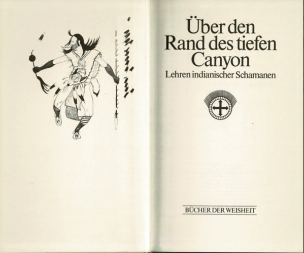 �ber den Rand des tiefen Canyon