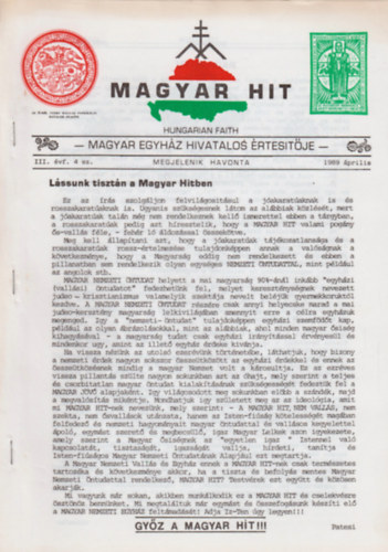 Magyar hit 1989. prilis