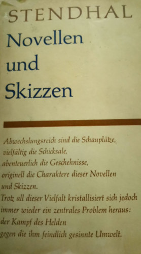 Stendhal - Novellen und Skizzen