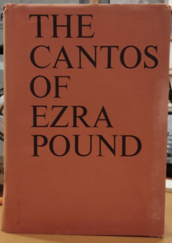 Ezra Pound New Directions Book - The Cantos of Ezra Pound
