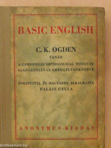 C. K. Ogden - Basic English