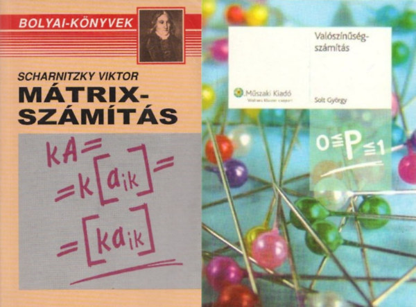 Dr. Solt György Scharnitzky Viktor - 2 db a Bólyai -könyvek sorozatból: Mátrixszámítás + Valószínűségszámítás