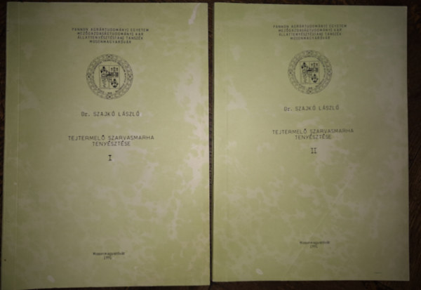 Dr. Szajkó László - Tejtermelő szarvasmarha tenyésztése I-II.