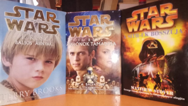 R. A. Salvatore, Matthew Stover Terry Brooks - Star Wars I-III.: Baljs rnyak + A klnok tmadsa + A Sithek bosszja