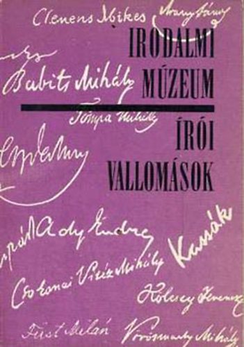 T�bi�s �ron  (szerk.) - �r�i vallom�sok (Irodalmi M�zeum)