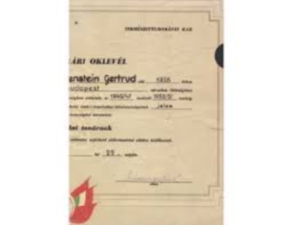 Hor�nyi Annabella; Nyerges Katalin szerk. - Gerti - Hoffmann Gertrud 1928-1999