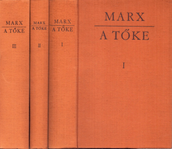 Karl Marx - A t�ke I-III. (A politikai gazdas�gtan b�r�lata)