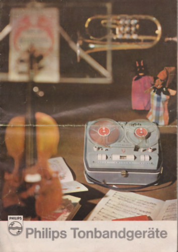 Philips szalagos magnók prospektus német nyelven