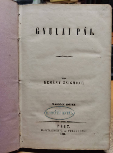 B�r� Kem�ny Zsigmond - Gyulai P�l II.