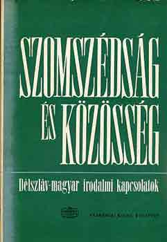 Vujicsics D. Szoján - Szomszédság és közösség \(délszláv-magyar irodalmi kapcsolatok)
