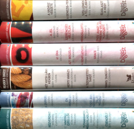 T�bb szerz� - 6 db Reader's Digest v�logat�s k�tet