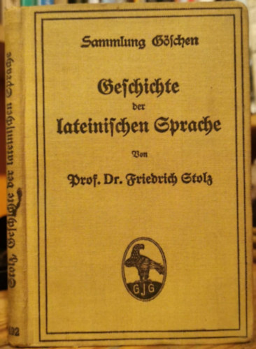 Dr. Friedrich Stolz - Lateinischen Sprache