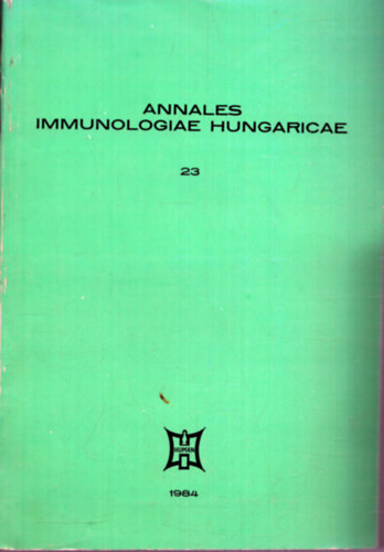 L. R�thy  (szerk.) - Annales Immunologiai Hungaricae Vol. 23.