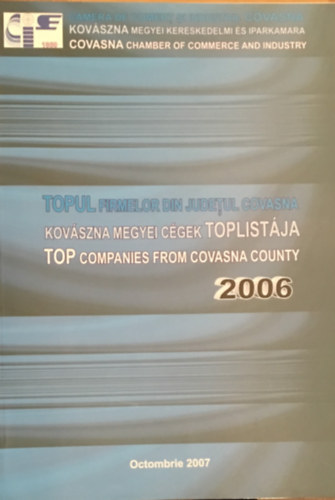 Kovszna megyei cgek toplistja. Top Companies from Covasna County