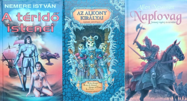 Allen Newman, Nemere Istvn - 3 db fantasy ktet: Naplovag- Fantasy regny s novellk + Az alkony kirlyai - Fantasy antolgia + A trid istenei