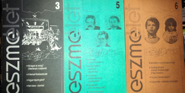 Tkei Ferenc  (szerk.) - 3db m az Eszmlet c. kiadvnyokbl - Tkei Ferenc (szerk.)-Eszmlet/3.; Eszmlet/5.; Eszmlet/6.