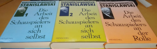 Die Arbeit des Schauspielers an sich selbst 1.-2. + Die Arbeit des Schauspielers an der Rolle (3 ktet)