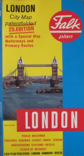 London City Map patentfolded 25. Edition
