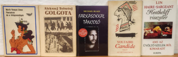 Voltaire, A. Tolsztoj, Vargas Mario Llosa, Michael Blake Lin Haire-Sargeant - Nemzetk�zi irodalmi k�nyvcsomag