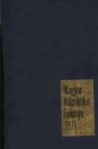 Magyar K�lpolitikai �vk�nyv 1971