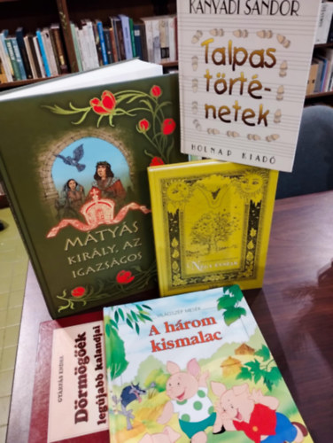 Knydi Sndor, Zima Szabolcs  Gyrfs Endre (szerk.) - Gyerekknyv csomag 5 darabos KNYVMENT AJNLAT: Mtys kirly, az igazsgos, Drmgk legjabb kalandjai, A hrom kismalac, Talpas trtnetek, Ngy vszak (Versek vodsoknak s kisiskolsoknak)