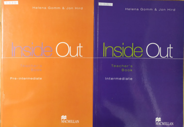 Helena- Hird, Jon Gomm - Inside Out - Intermediate (Teacher's Book) + Inside Out - Pre-Intermediate (Teacher's Book)  (2 k�tet)