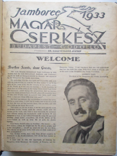 Koszterszitsz Jzsef szerk. - Magyar Cserksz  - Jamboree-tbori napilap Budapest-Gdll 1933 - sszes megjelent szm