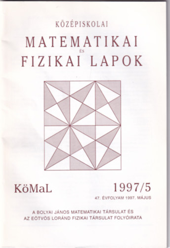 Olh Vera  (fszerk.) - Kzpiskolai matematikai s fizikai lapok 1997/5