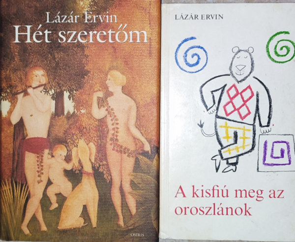 Lázár Ervin - 2db Lázár Ervin könyv - Hét szeretőm; A kisfiú meg az oroszlánok