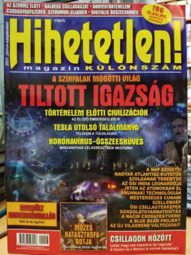 Szcs Rbert  (fszerk.) - HihetetlenI magazin, klnszm 2021 jnius-szeptember