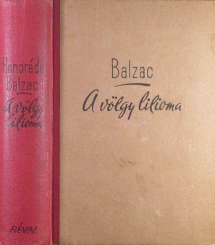 Balzac - A vlgy lilioma