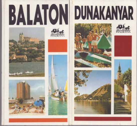 Zkonyi Ferenc Cseke Lszl - 2 db a Panorma tiknyvek sorozatbl: Balaton - Dunakanyar