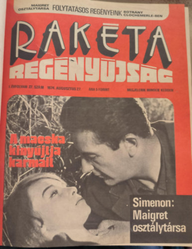 Rak�ta reg�ny�js�g (I. �vf. 27.-45. sz�m, 1974. augusztus 27. - december 31. �s I. �vf. 23.- 26. sz�m, 1974. j�lius 30. - augusztus 20.)