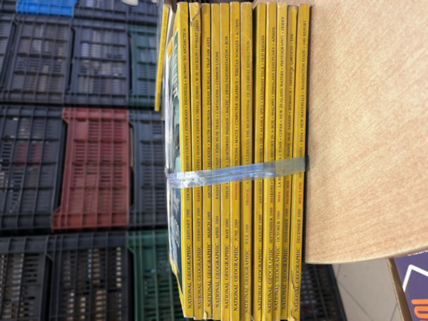 Gilbert M. Grosvenor - National Geographic: 1989. Vol. 175, No. 1,2,3,4,5,6, Vol. 176, No. 1,2,3,4,5,6, teljes évfolyam.