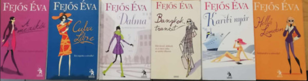 6 db Fej�s �va k�nyv (A mexik�i, Cuba Libre, Dalma, Bangkok transit, Karibi Ny�r, Hell� London)