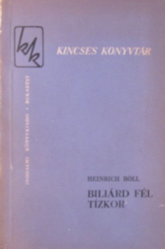 Heinrich B�ll - Bili�rd f�l t�zkor