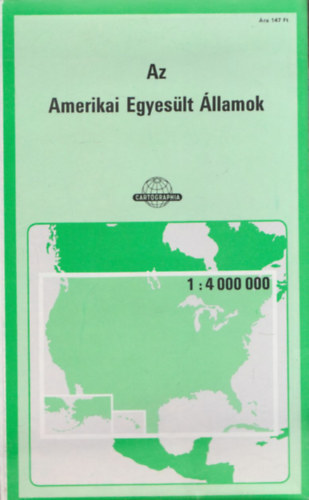 Az Amerikai Egyeslt llamok trkpe 1:4 000 000 (tbb nyelv)