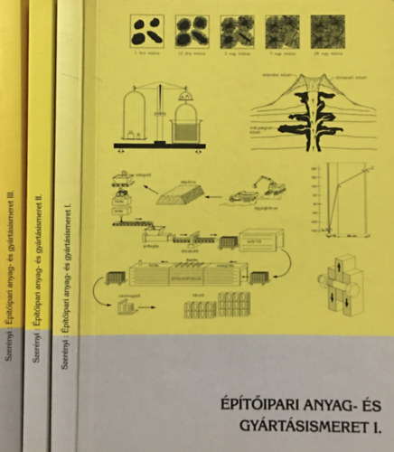 Szer�nyi Attila Szer�nyi Istv�n - �p�t�ipari anyag- �s gy�rt�sismeret I-III. (3 k�tet)