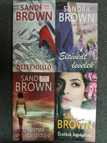 Brown Sandra - (4db) Sandra Brown Romantikus knyvcsomag: Selyemhl / Eltved levelek / rzelmek csapdja / rzkek fogsgban