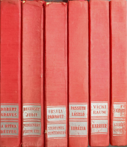 Beczássy Judit, Ursula Parrott, László Passuth, Baum Vicki, Jean-Francois Fayard Robert Graves - Klasszikus könyvcsomag