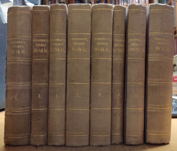 V�r�smarty Mih�ly - 8 db V�r�smarty Mih�ly k�tet (c�mek a term�kle�r�sban, saj�t fot�) - V�r�smarty minden munk�i sorozat