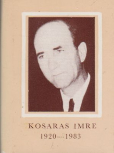 Kosaras Imre 1920-1983 (minik�nyv) (sz�mozott)