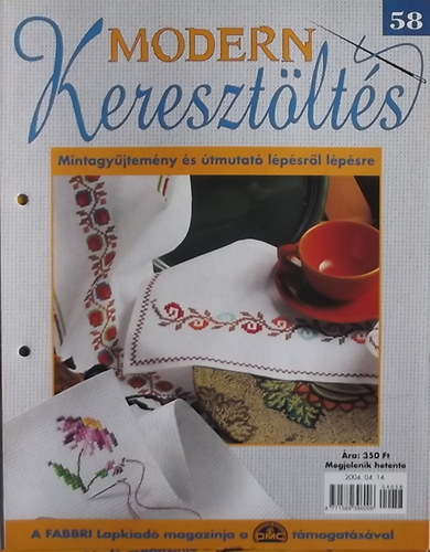 Modern Keresztöltés 58. - Mintagyűjtemény és útmutató lépésről lépésre