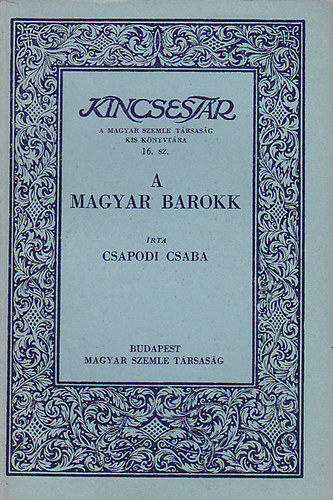 Csapodi Csaba - A magyar barokk