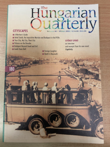 The Hungarian Quarterly - Volume 46 - Winter 2005