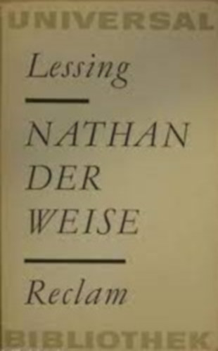 G. E. Lessing - Nathan der Weise