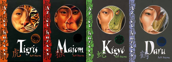 Jeff Stone - Az �t harcos I-IV. (Tigris - Majom - K�gy� - Daru)